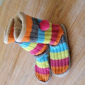 Walt Disney World Disneyland Resort Slipper Sock Booties Size Large/XLarge